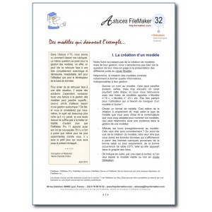 32 Gestion des modèles