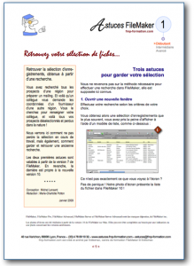 Fiches Astuces FileMaker